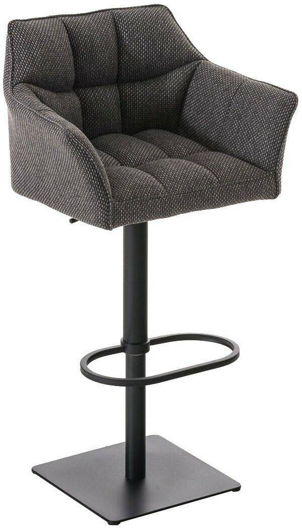 Mobili bar CLP Bar stool Damaso B fabric titanium gray (1016764114)