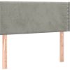 vidaXL Headboard with ears 83x16x78/88cm velvet (3118658) Letti