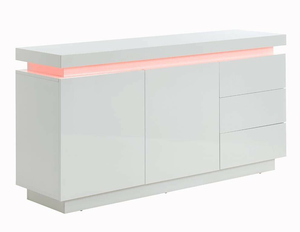 Kauf-Unique Sideboard EMERSON II (150× 40× 75cm) Cassettiere