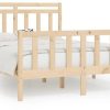 Letti vidaXL Solid wood bed pine 140x200cm (3107028)