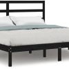 vidaXL Solid wood bed pine 200x200cm (3104957) Letti