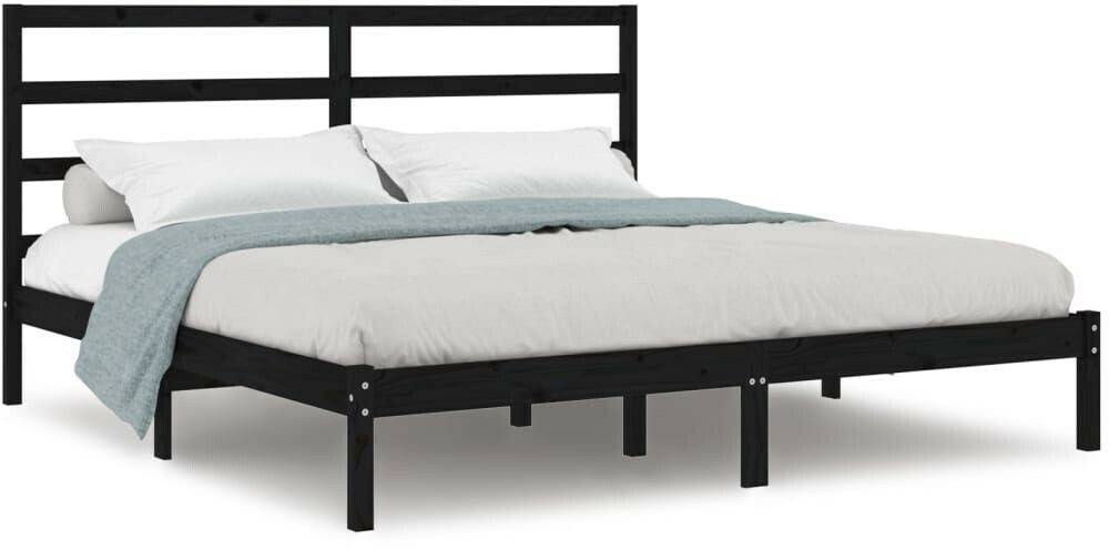 vidaXL Solid wood bed pine 200x200cm (3104957) Letti