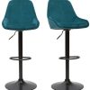 Miliboo Holo Barstools Velvet (Set of 2) Mobili bar