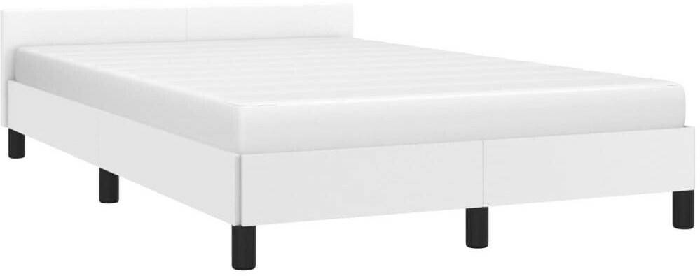 Letti vidaXL Bed frame with headboard faux leather 120x200cm (347490)