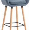 Mobili bar CLP Bar stool Grant fabric blue (102244610)