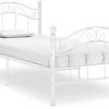 vidaXL Bed metal 90x200cm (324989) Letti