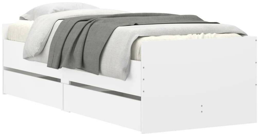 vidaXL Bed frame with drawers 100x200cm (3207336) Letti