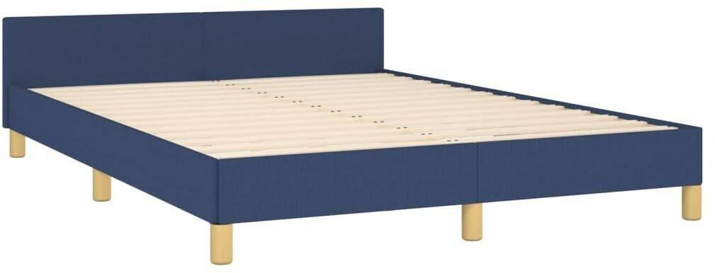 Letti vidaXL Bed frame with headboard 140x200cm fabric (347421)