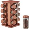 Portaspezie Relaxdays Spice carousel with 16 glasses