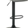 CLP Bar stool Dyn V2 artificial leather black gray (315293) Mobili bar