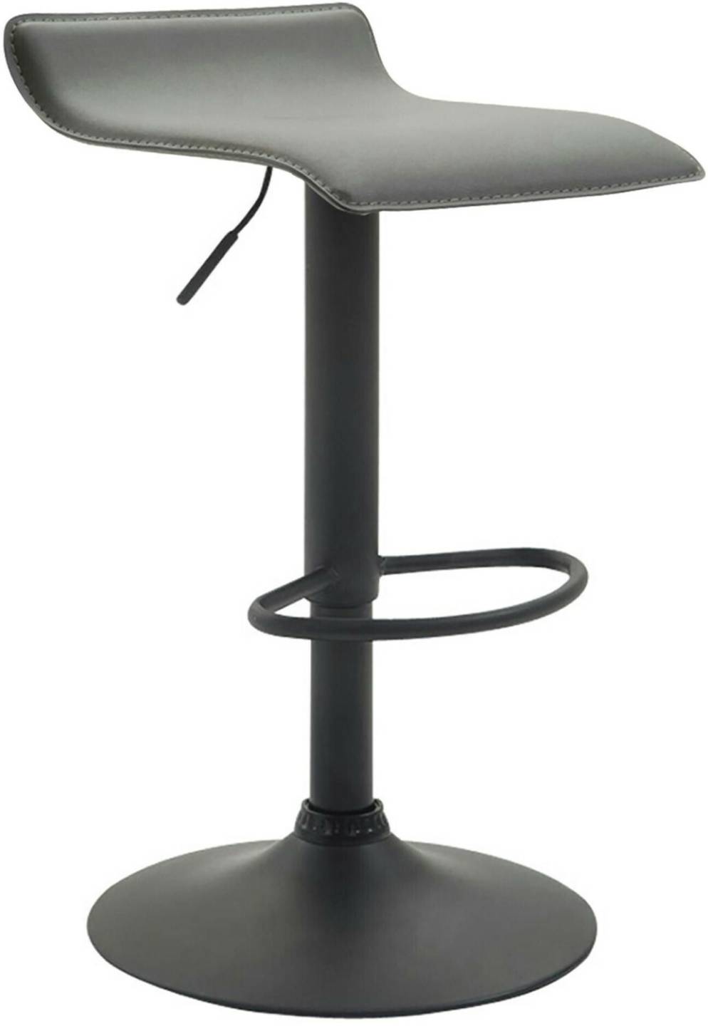 CLP Bar stool Dyn V2 artificial leather black gray (315293) Mobili bar