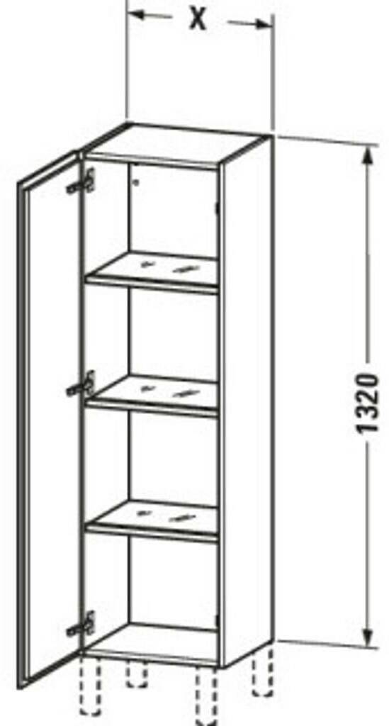 Duravit (LC1179R4949) Mobili da bagno