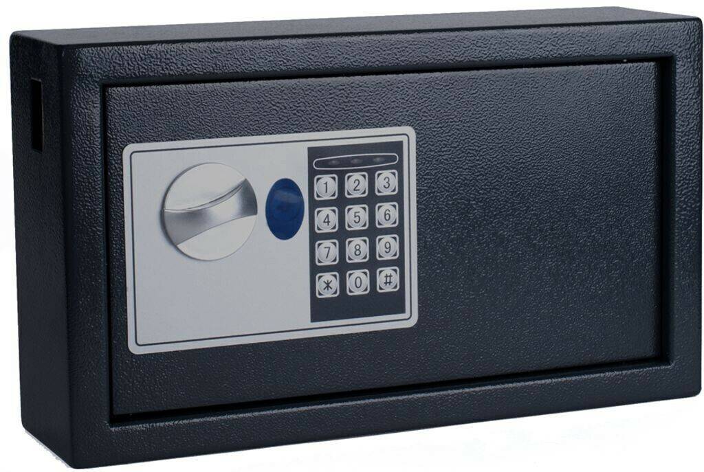 Pavo Key box high security, with 20 hooks, with combination lock, slot Cassettine portachiavi