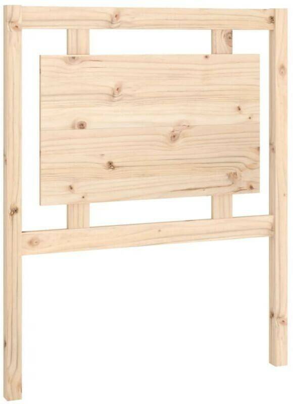 Letti vidaXL Headboard solid pine wood 80.5x100cm (817915)