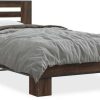 vidaXL Bed frame made of wood material metal 90x200cm (845656) Letti