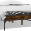 Letti vidaXL Bed frame made of wood material metal 160x200cm (845008)