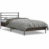 Letti vidaXL Bed frame made of wood material metal 90x200cm (845586)