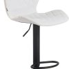 Mobili bar CLP Bar stool cork faux leather black white (313201)