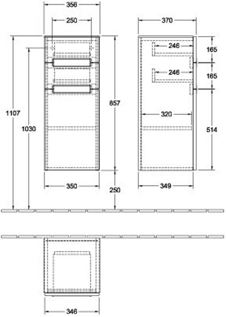 Mobili da bagno Villeroy & Boch Subway 2.0 (A7121RMS)