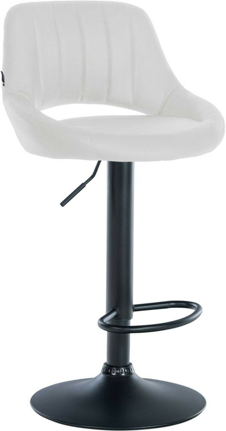 CLP Bar stool Milet artificial leather black white (322423) Mobili bar