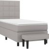 Letti vidaXL Box spring bed with mattress 90x190cm fabric (3136557)