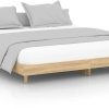 vidaXL Bed frame made of wood 140x200cm (832040) Letti