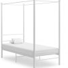 Letti vidaXL Canopy bed metal 90x200cm (325052)