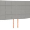 Letti vidaXL Headboard with ears 203x23x118/128cm fabric (3117978)