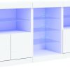 vidaXL Sideboard with LED lights 162x67cm (3209030) Cassettiere