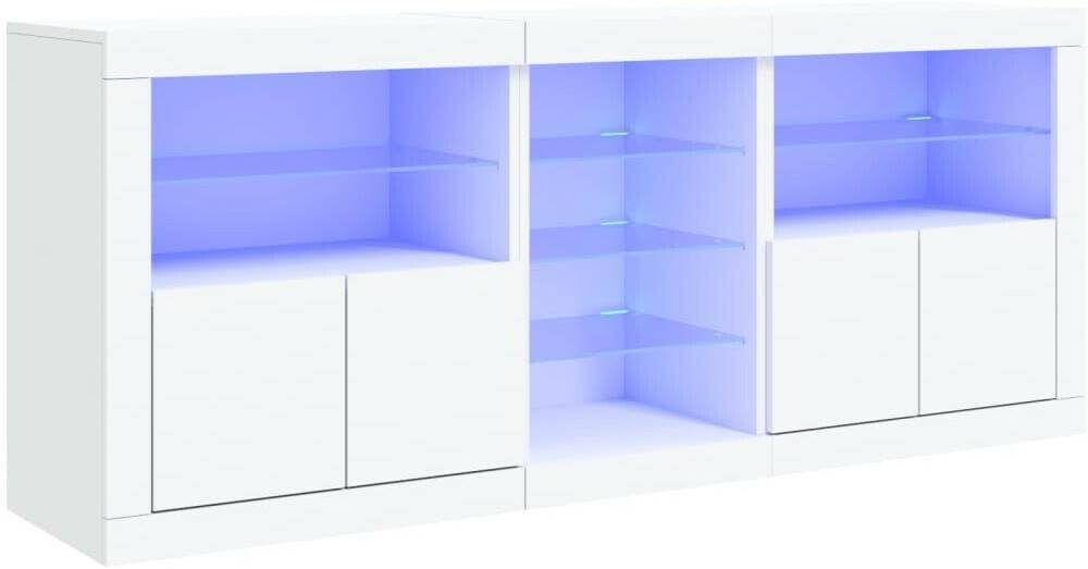 vidaXL Sideboard with LED lights 162x67cm (3209030) Cassettiere