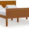 vidaXL Solid wood bed pine wood 140x200cm (322191) Letti