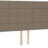 Letti vidaXL Headboard with ears 183x23x118/128cm fabric (3117974)