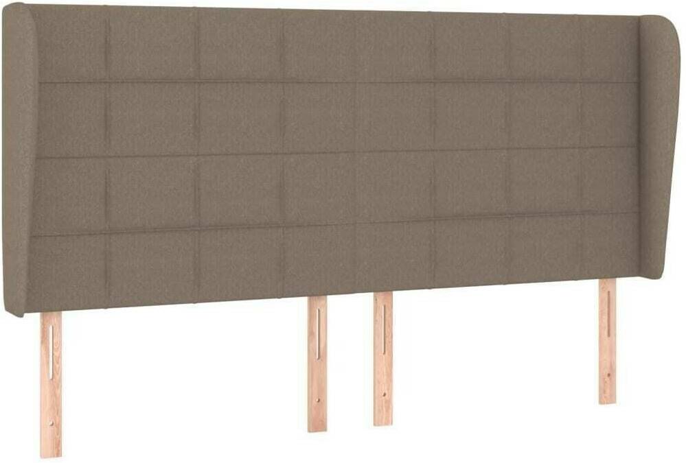 Letti vidaXL Headboard with ears 183x23x118/128cm fabric (3117974)