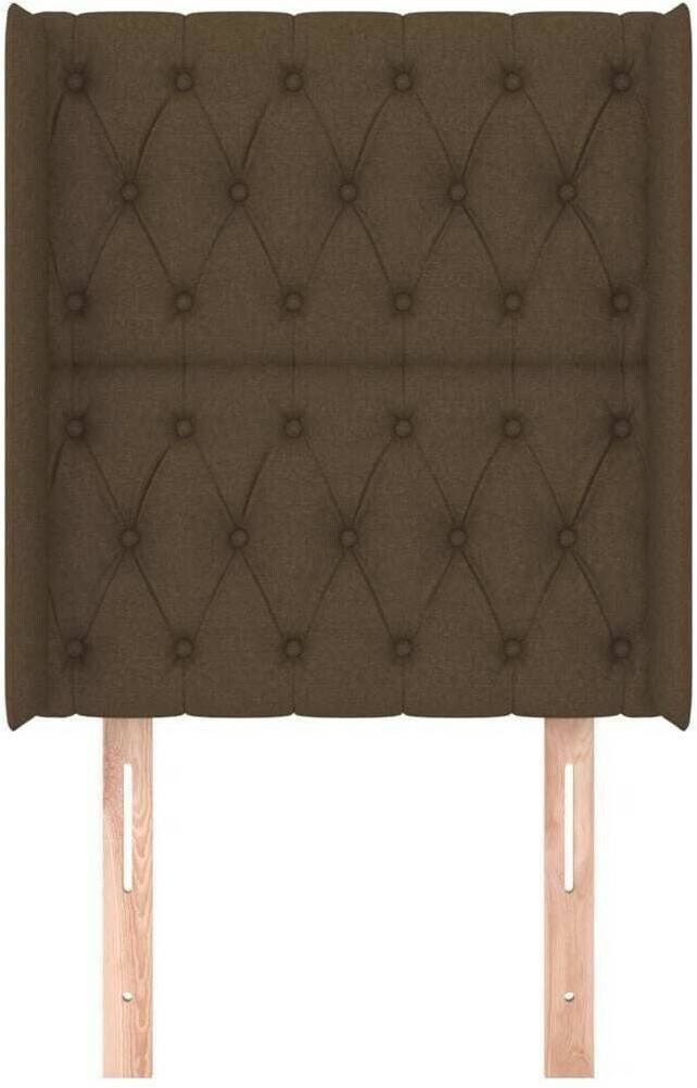 Letti vidaXL Headboard with ears 83x16x118/128cm fabric (3119893)