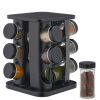 Portaspezie Relaxdays 13-piece spice rack, kitchen gadgets, black