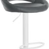 CLP Bar stool Milet artificial leather white gray (322426) Mobili bar