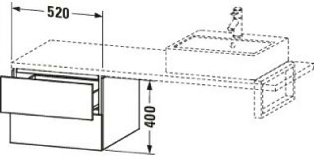 Duravit L-Cube (LC583704949) Mobili da bagno