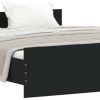 Letti vidaXL Bed frame with headboard and footboard 150x200cm (3203755)