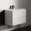 Riho Spring Dew bathroom furniture set A1 + 1 tap hole 80x46cm high gloss white (F001235R01) Set mobili da bagno