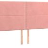 vidaXL Headboard with ears 203x23x118/128cm velvet (3117887) Letti