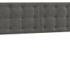 Letti vidaXL LED headboard 203x16x78/88cm velvet (3123737)