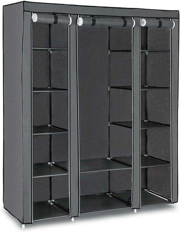 Armadi guardaroba Songmics XXL Folding cupboard LSF03grey (LSF03G)