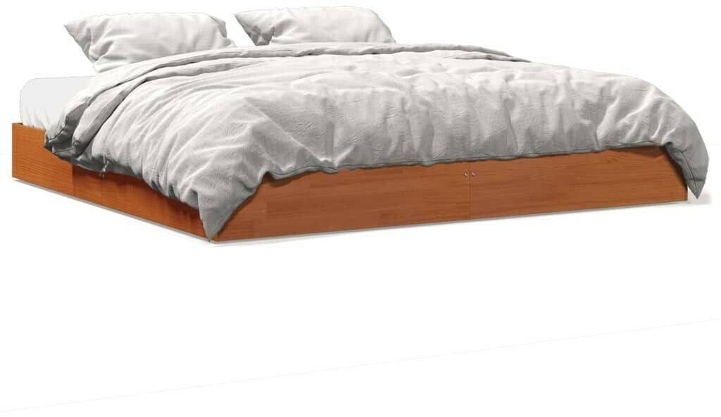 vidaXL Solid wood bed pine 180x200cm (844815) Letti