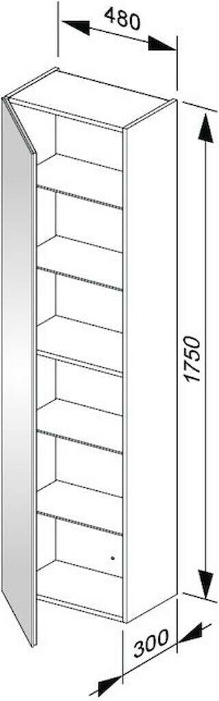 Mobili da bagno KEUCO X-Line 48x175x30cm33130300001