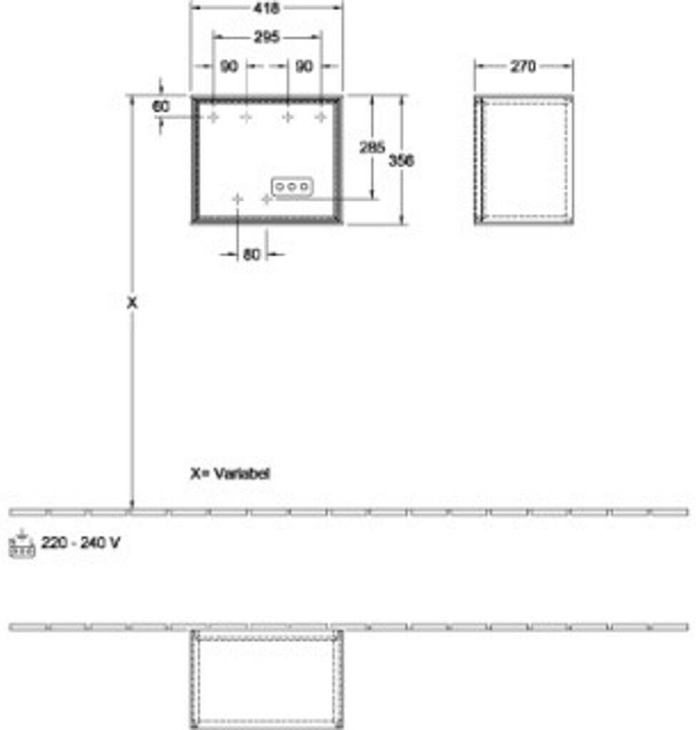 Mobili da bagno Villeroy & Boch Finion (F580GMGF)