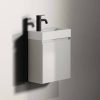 Set mobili da bagno Riho Spring Vow bathroom furniture set C1 (+ miter) + 1 tap hole 40x20cm high gloss white (F001262R01)