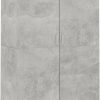 vidaXL Armadio a 2 ante (90x52x200cm)grigio cemento Armadi guardaroba