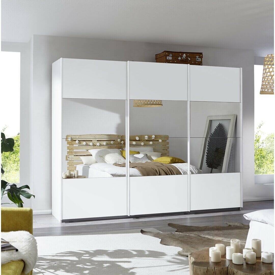 Rauch ORANGE Caracas I 271x210cm BasicWhite/3 Mirrors Armadi guardaroba