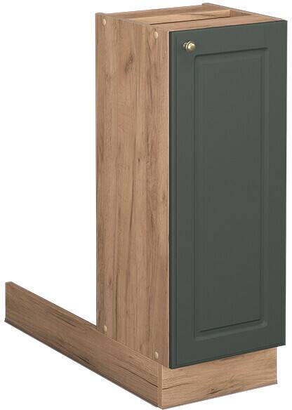 Mobili da cucina VICCO Shelving island base cabinet Fame-Line 30 cm oak/green-gold country house