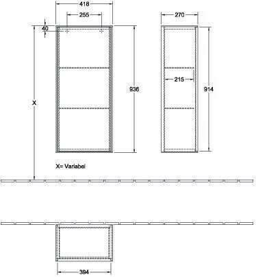 Mobili da bagno Villeroy & Boch F56000HB